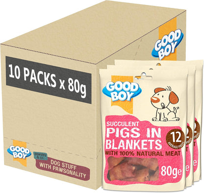 Good Boy Succulent Pigs In Blankets 80g