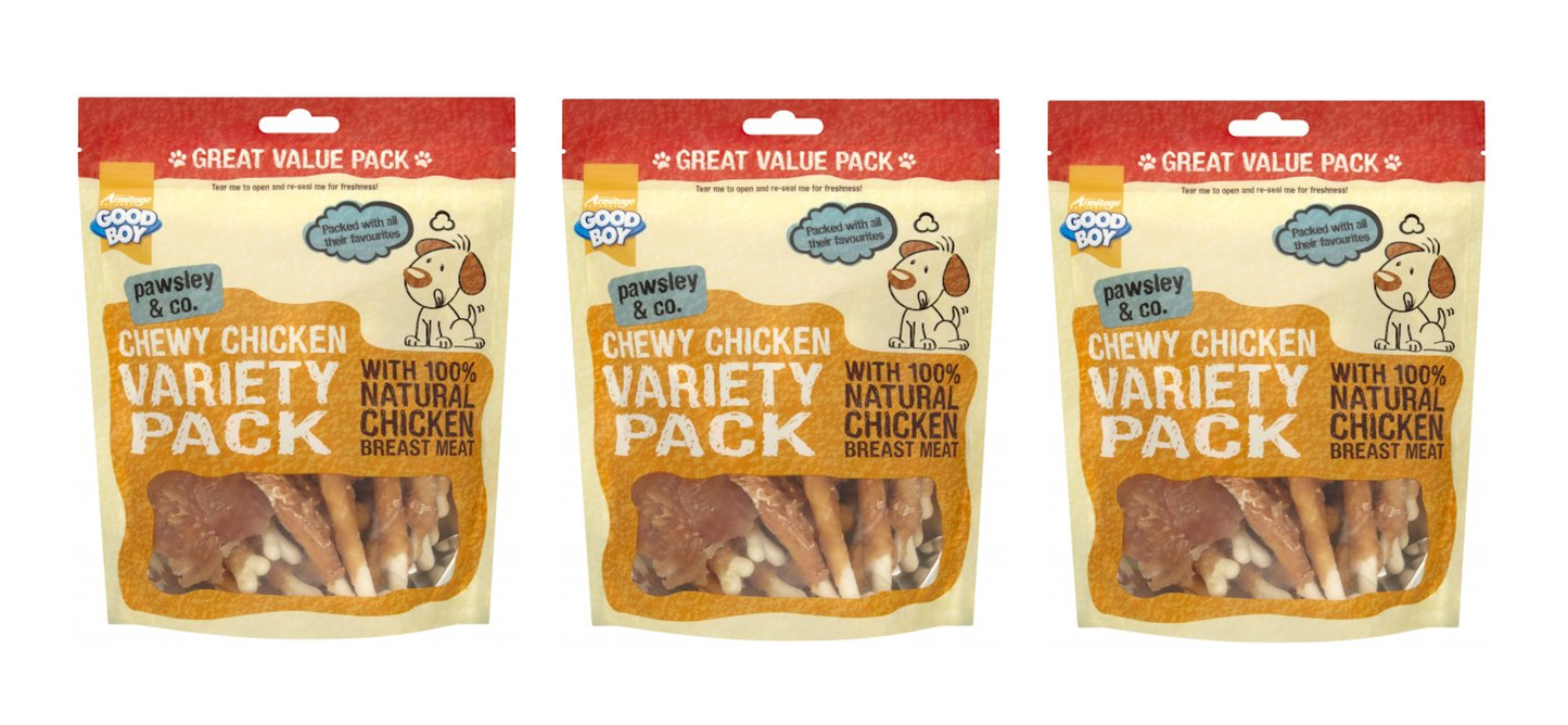 Good Boy Chewy Chicken Variety Value Pack 320g