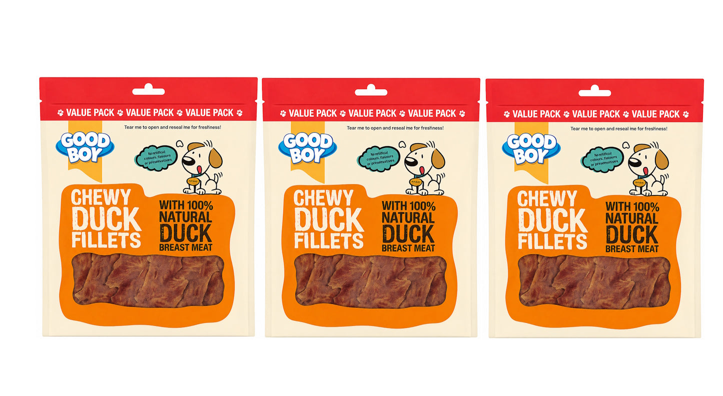 Good Boy Tender Duck Fillets Value Pack 320g