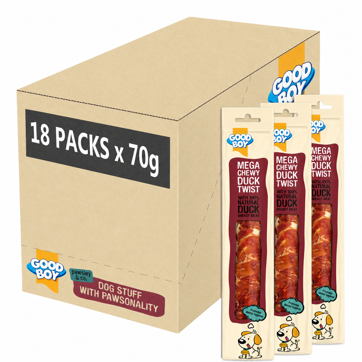 Good Boy Mega Duck Twist 70g