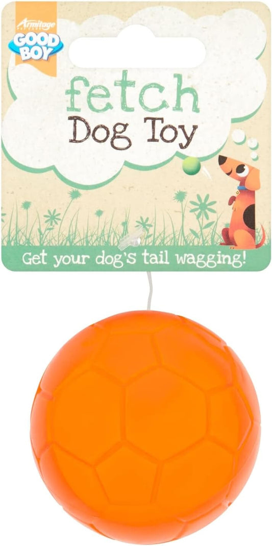 Good Boy Squeaky Fetch Ball Dog Puppy Toy 6cm