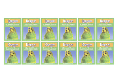 Kagesan Green 13"x 10" 6 Bird Cage Sand Sheets