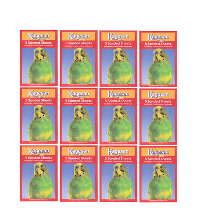 Armitages Kagesan 17"x11" (43 x 28cm) Red Pack Of 5 Bird Cage Sanded Sheets