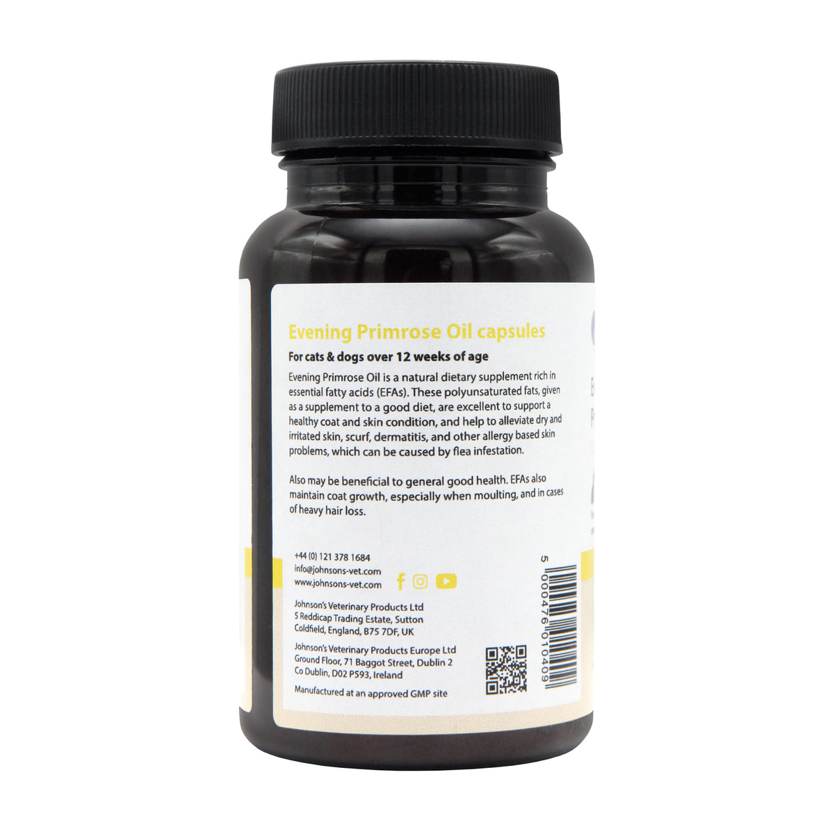Johnson's Veterinary Evening Primrose Oil Capsules 60 Capsules
