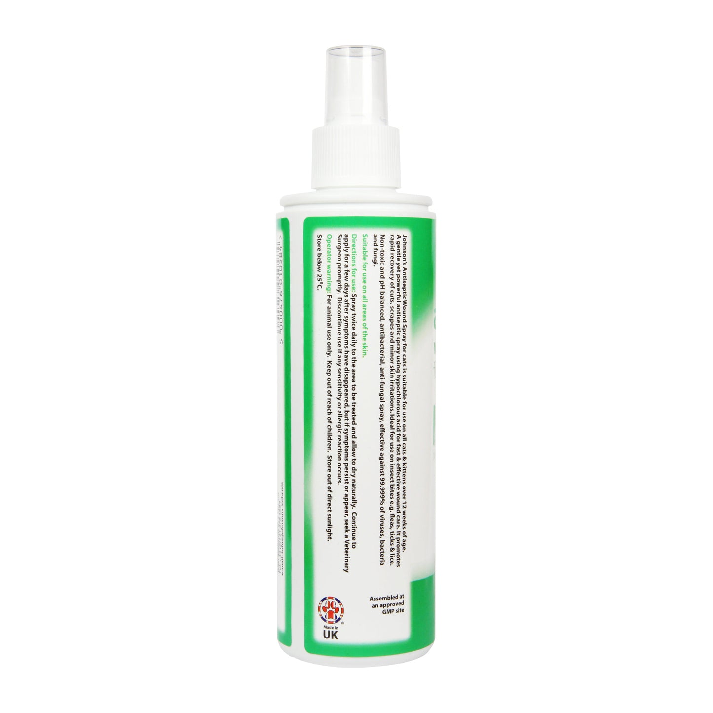 Johnson's Antiseptic Wound Spray For Cats 200ml
