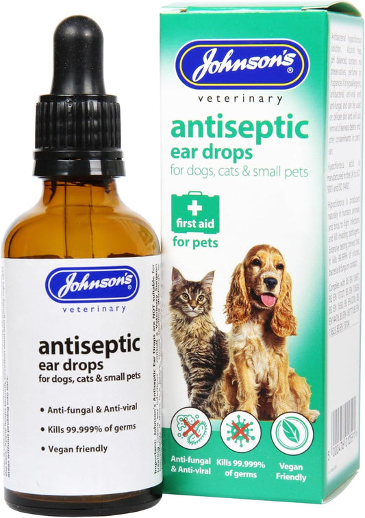 Johnson's Veterinary Antiseptic Ear Drops 50ml