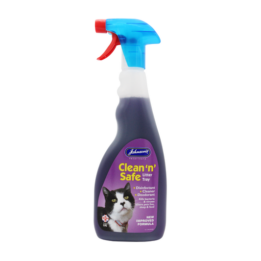 Johnson's Veterinary Clean & Safe Litter Tray 500ml
