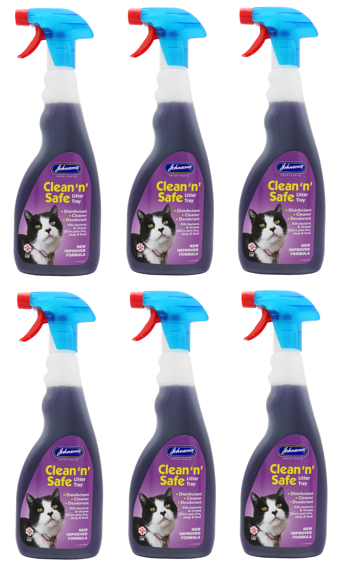 Johnson's Veterinary Clean & Safe Litter Tray 500ml