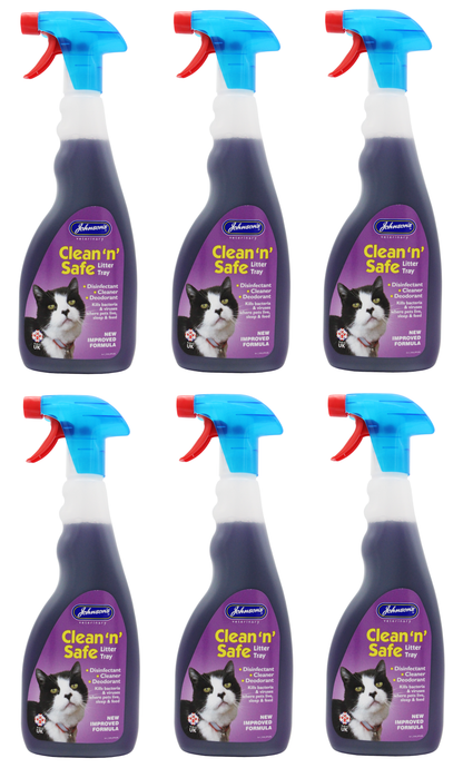 Johnson's Veterinary Clean & Safe Litter Tray 500ml