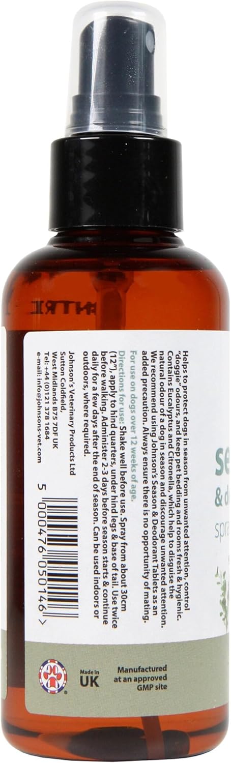 Johnson's Veterinary Season & Deodorant Spray 150ml