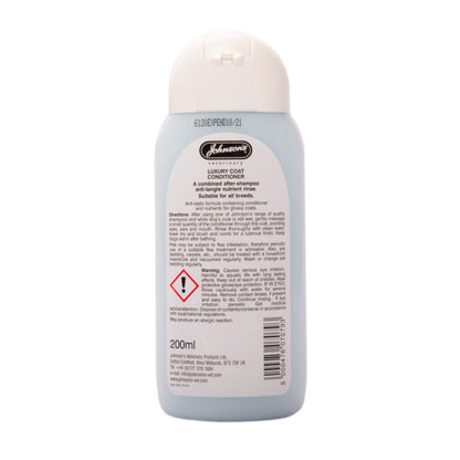 Johnson's Veterinary Luxury Coat Conditioner 200ml