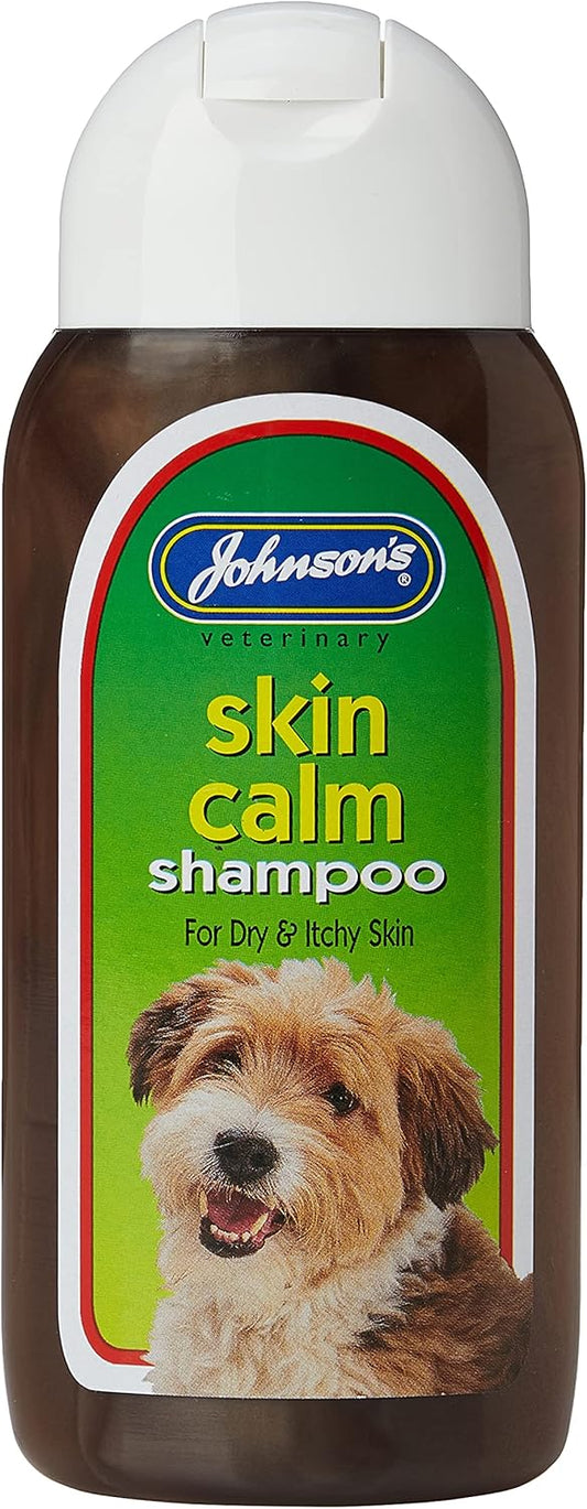 Johnsons Skin Calm Dog Shampoo 200ml – For Dry & Itchy Skin Relief
