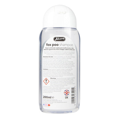 Johnson's Veterinary Fox Poo Shampoo 200ml