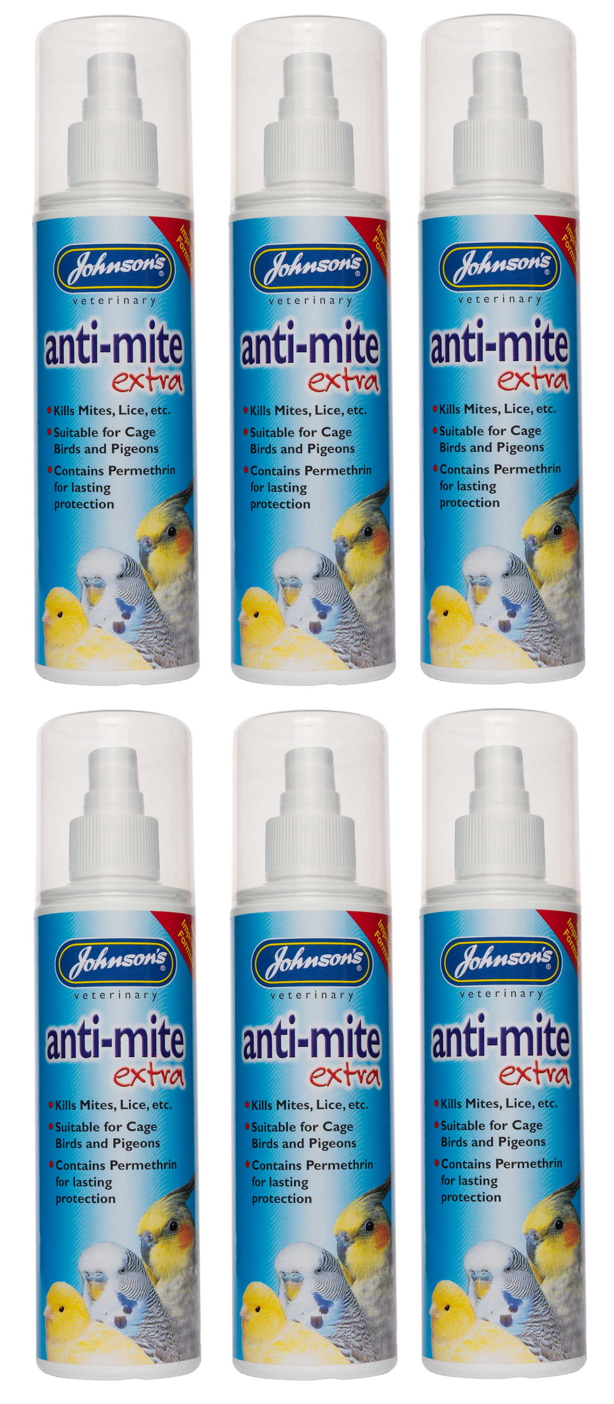 Johnson's Veterinary Anti-Mite Extra Bird Spray 150ml
