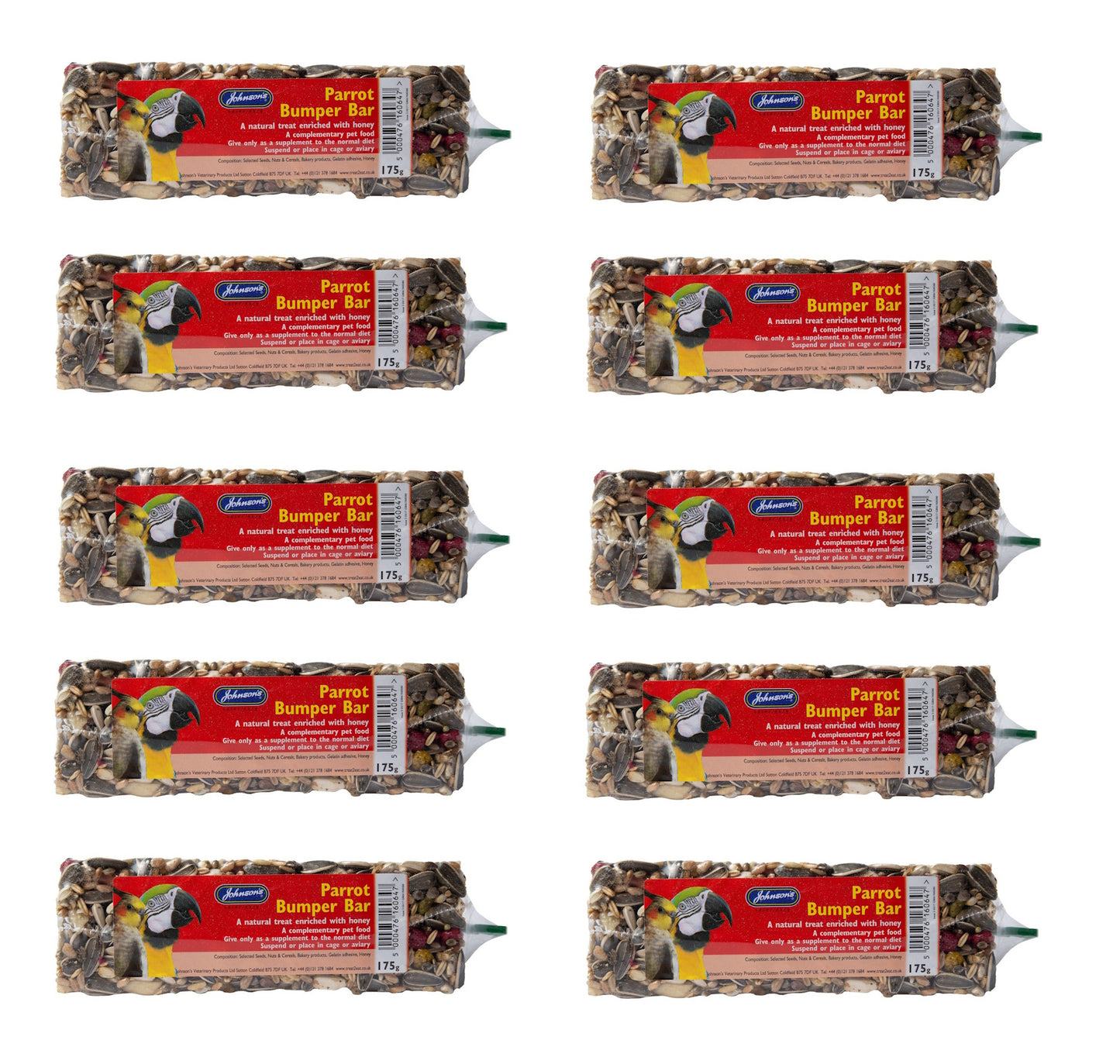 Johnson's Veterinary Parrot Bumper Bar 175g