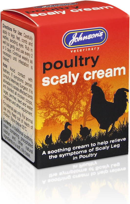 Johnson's Veterinary Poultry Scaly Cream 50g