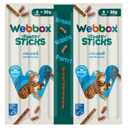 Webbox Cat Sticks Cod 6 Sticks