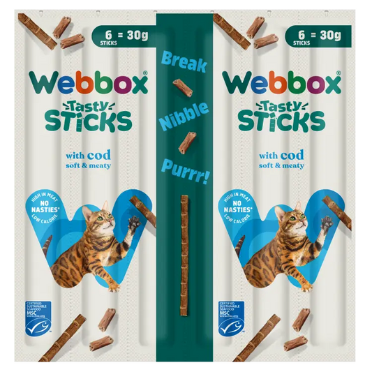 Webbox Cat Sticks Cod 6 Sticks