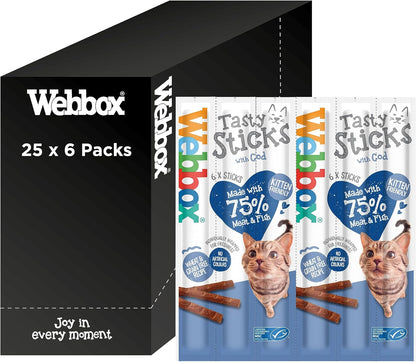 Webbox Cat Sticks Cod 6 Sticks