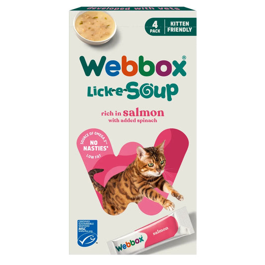 Webbox Lick E Licious Salmon 4 x 20g Sachets