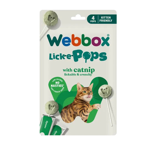 Webbox Lick E Pops Chicken With Catnip 4pcs