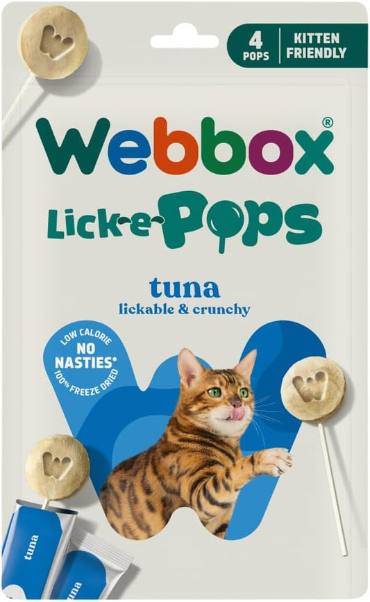 Webbox Lick E Pops Tuna 4 Pack