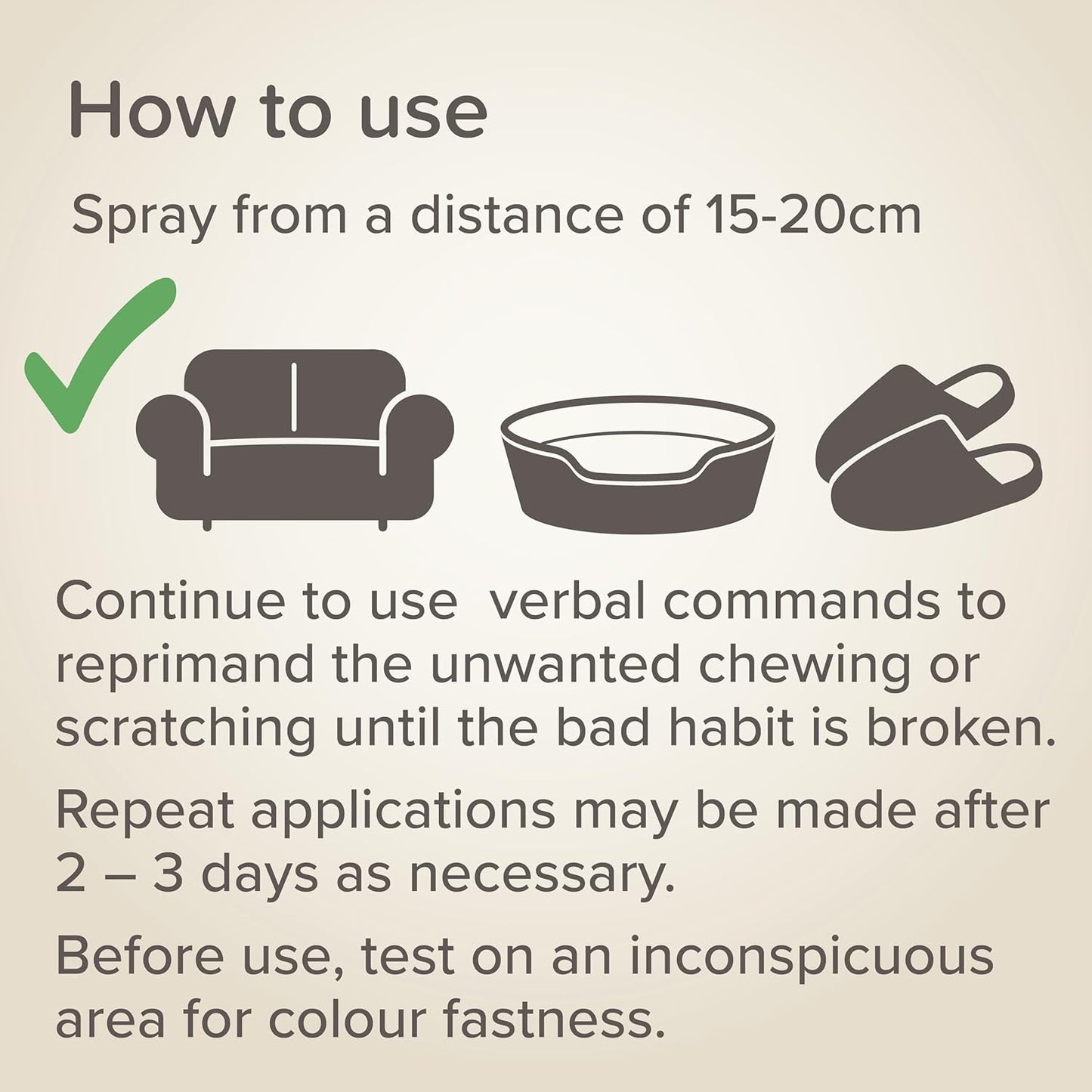 Beaphar Pet Behave Spray 125ml Anti-Chew & Anti-Scratch Training Spray for Cats & Dogs