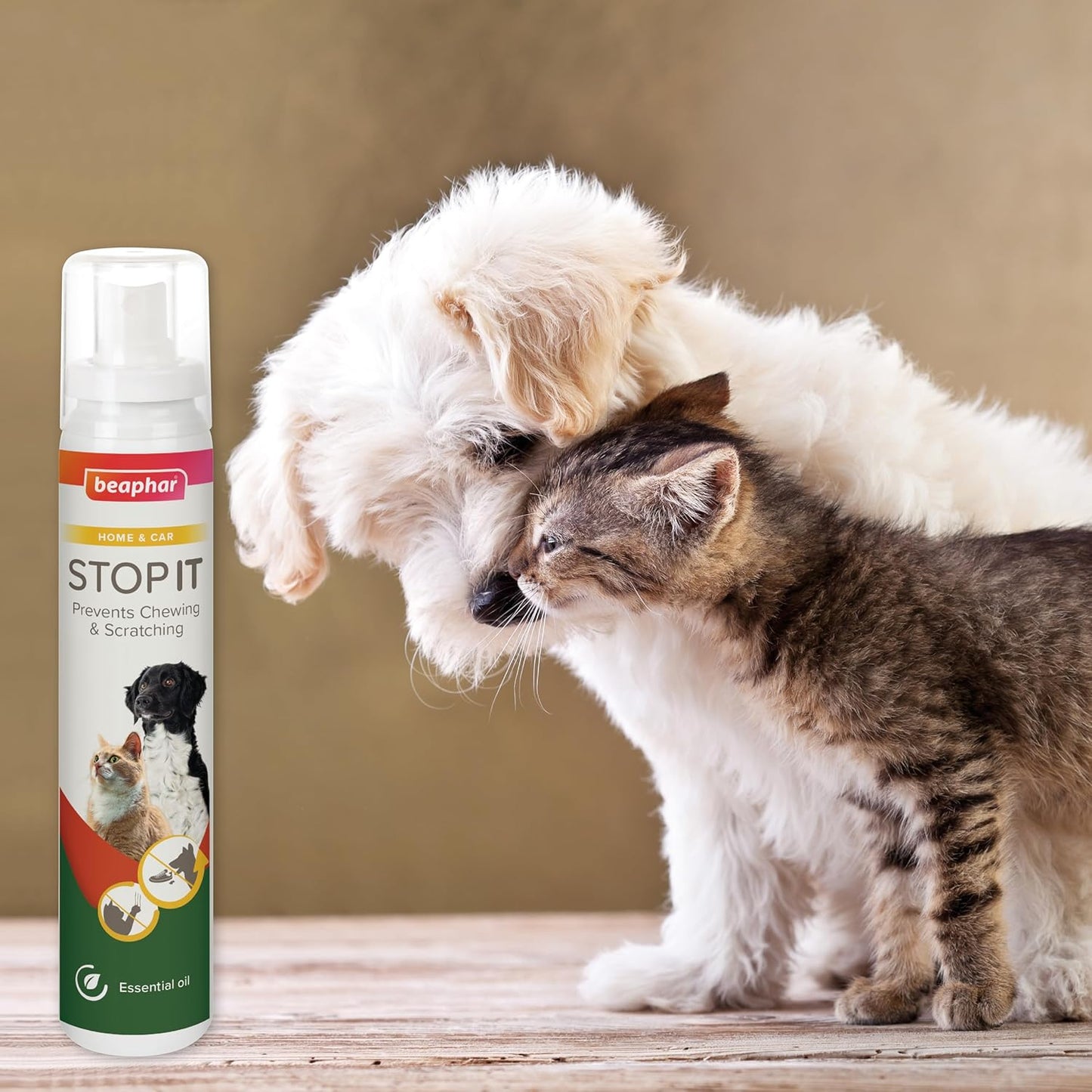 Beaphar Pet Behave Spray 125ml Anti-Chew & Anti-Scratch Training Spray for Cats & Dogs