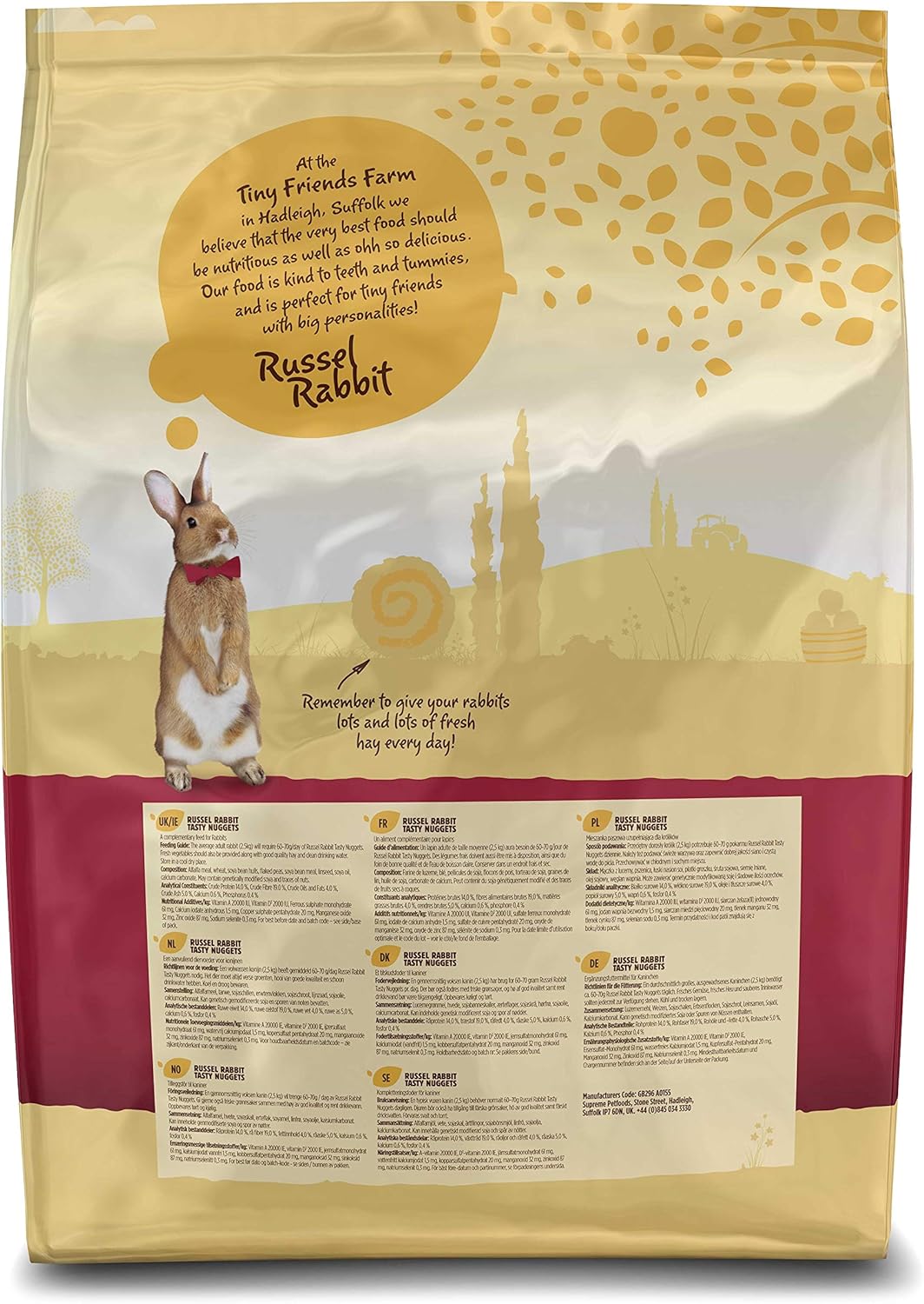 Supreme Russell Rabbit Tasty Nuggets 10kg