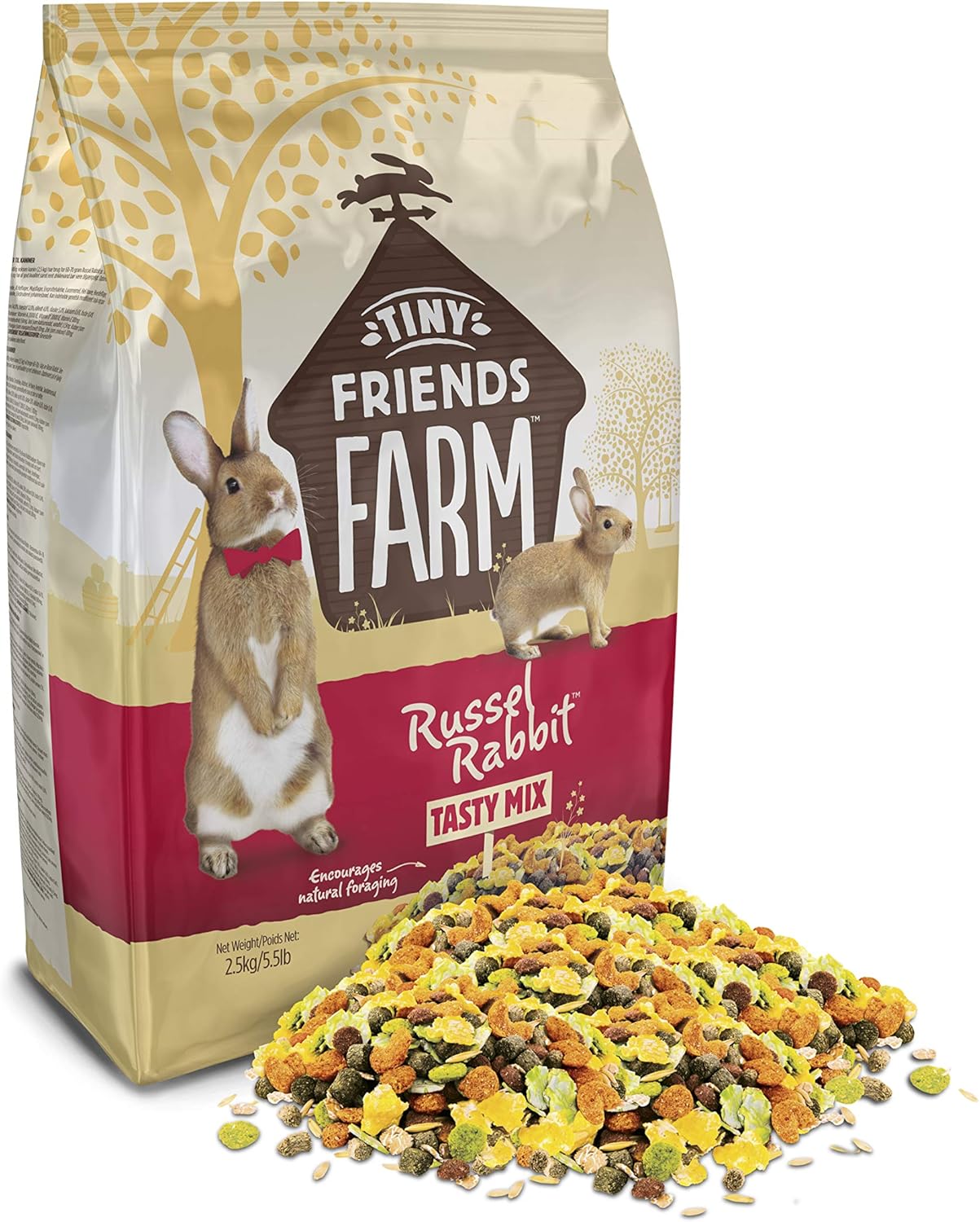 Tiny Friends Russel Rabbit Tasty Mix 2.5kg