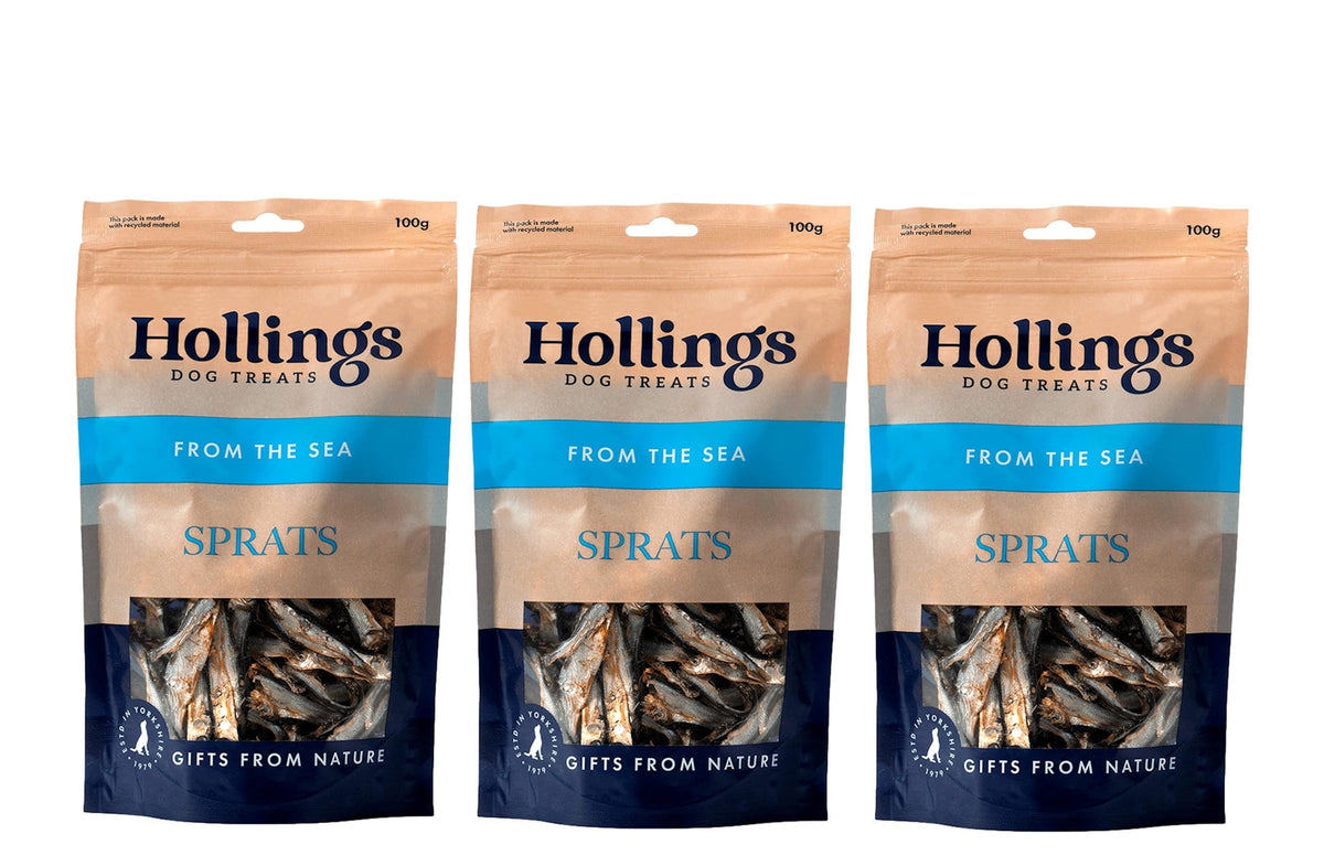 Hollings From The Sea Sprats 100g Bag
