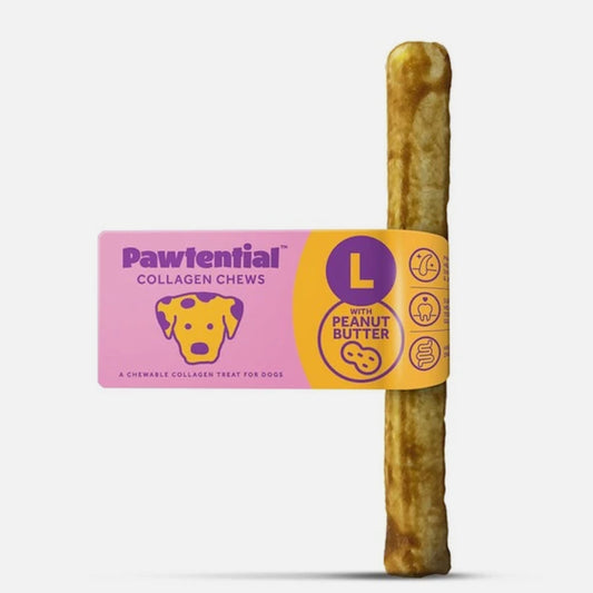 Pawtential Collagen Chew Peanut Butter Flavour Large 110g