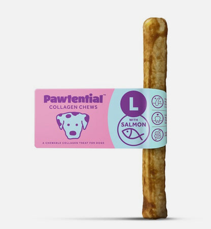 Pawtential Collagen Chew Salmon Flavour Large 110g