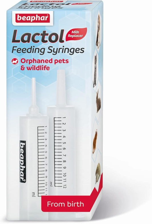 Beaphar Lactol Feeding Syringes For Orphaned Pets & Wildlife