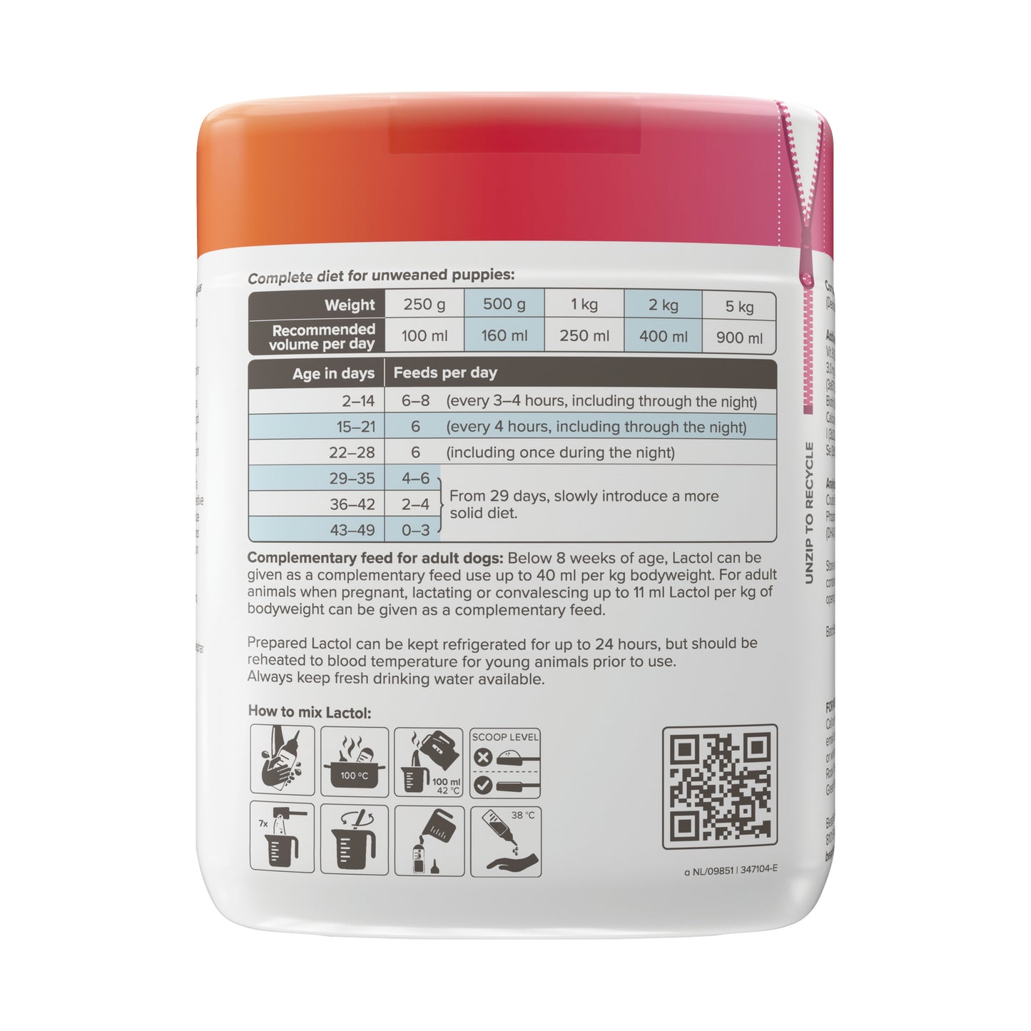 Beaphar Lactol Puppy Milk 500g