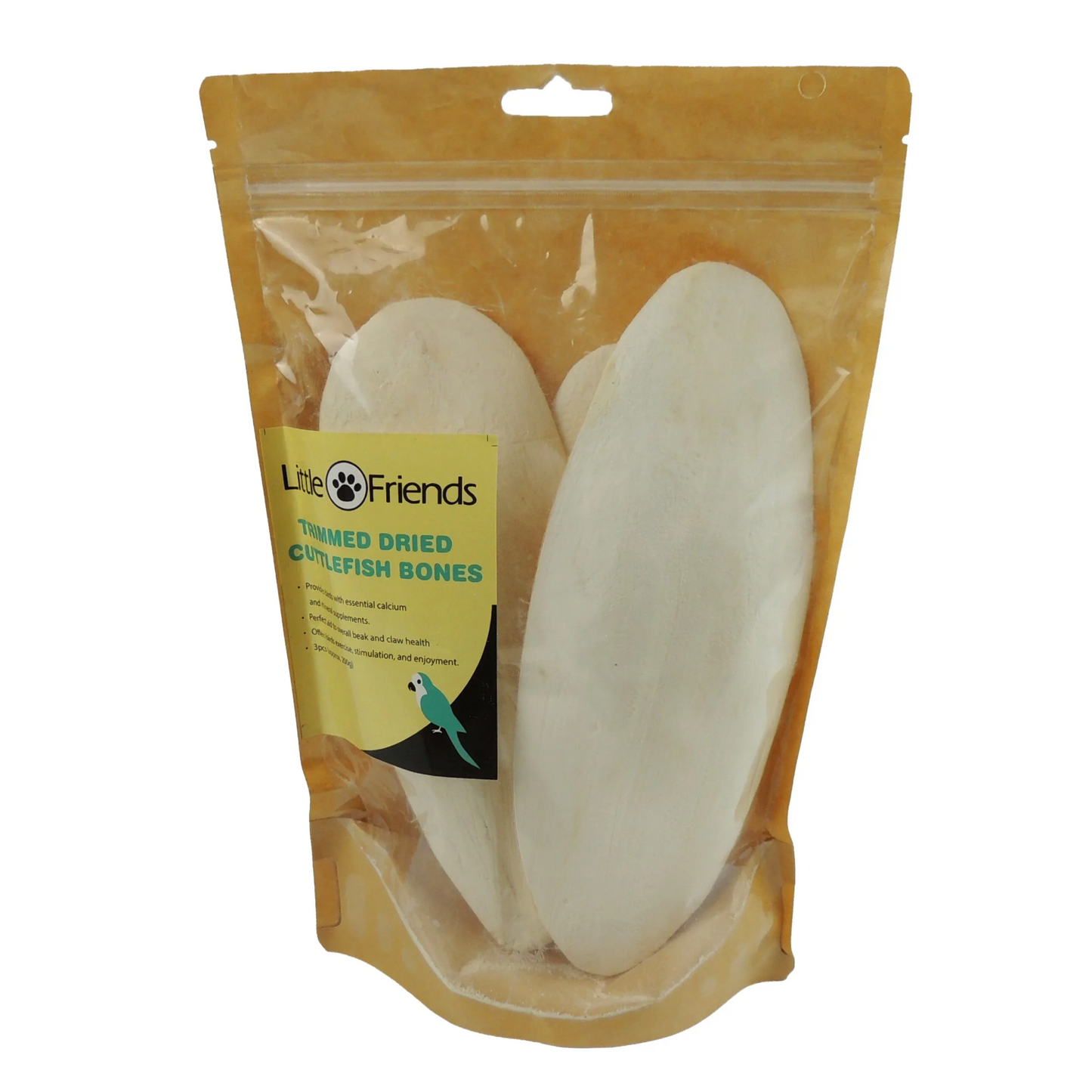 Little Friends Trimmed Dried Cuttlefish Bird Supplement 3pcs 205g