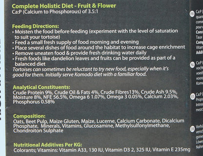 Komodo Tortoise Food Fruit & Flower 680g