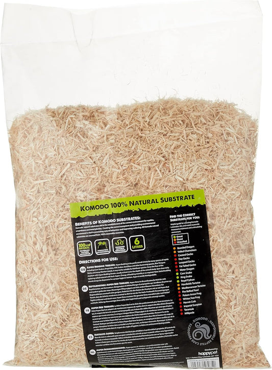 Komodo Aspen Bedding 6ltrs