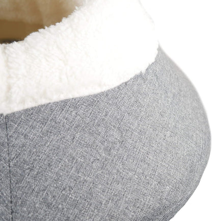 Rosewood Cosy Round Plush Cat Cave