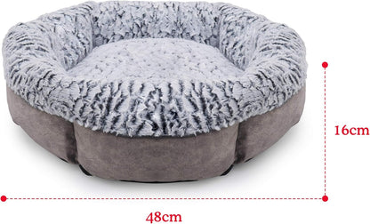 Rosewood Luxury Fleece Lined Plush Bed 48 Cm