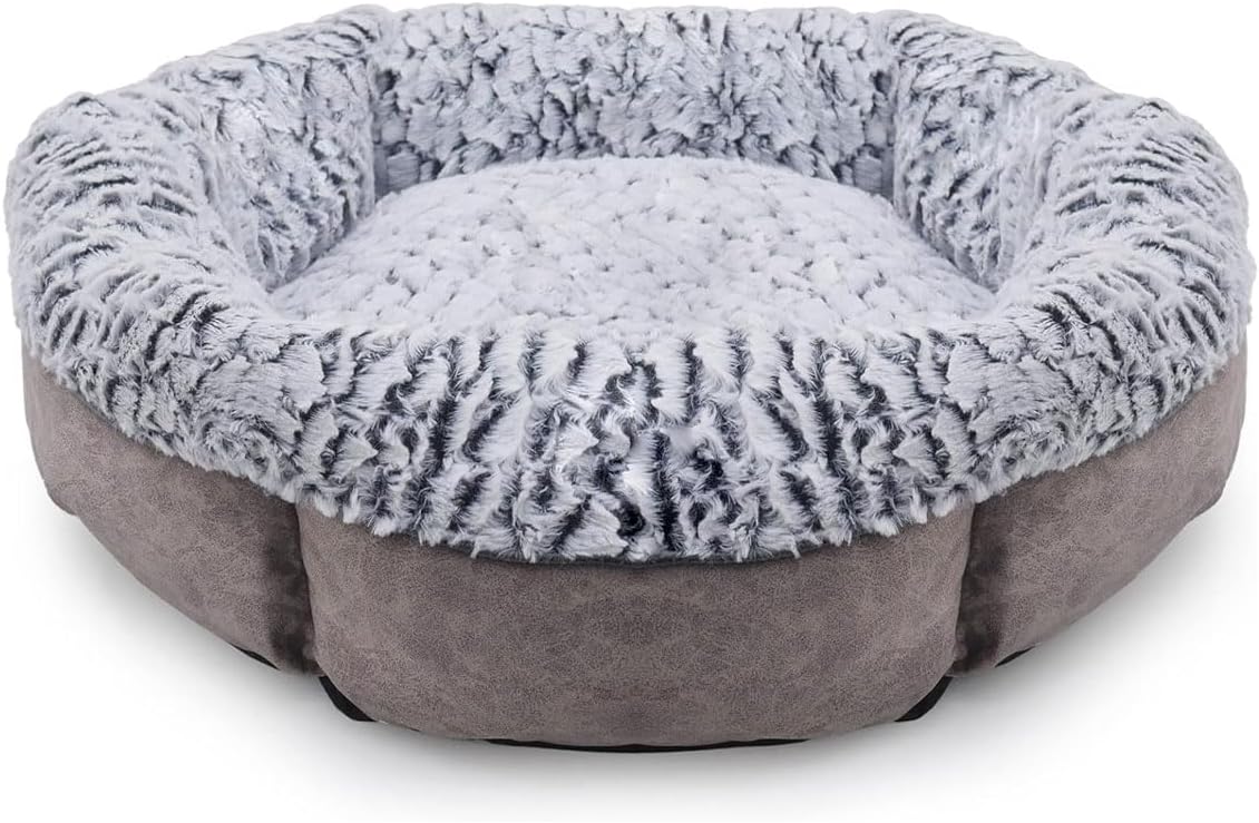 Rosewood Luxury Fleece Lined Plush Bed 64 Cm