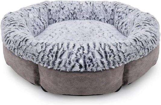 Rosewood Luxury Fleece Lined Plush Bed 64 Cm