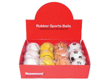 Rosewood Assorted Sponge Sports Dog Balls 1 Ball