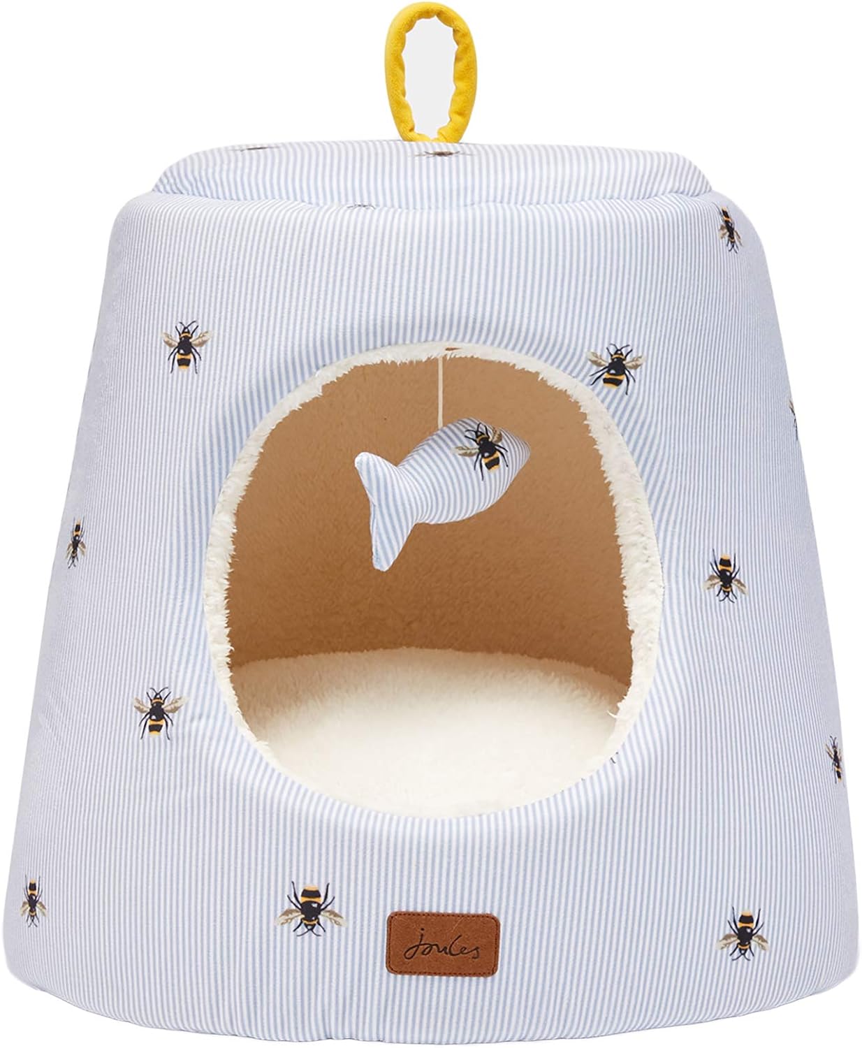 Joules Bee Ticking Hideaway Hooded Bed