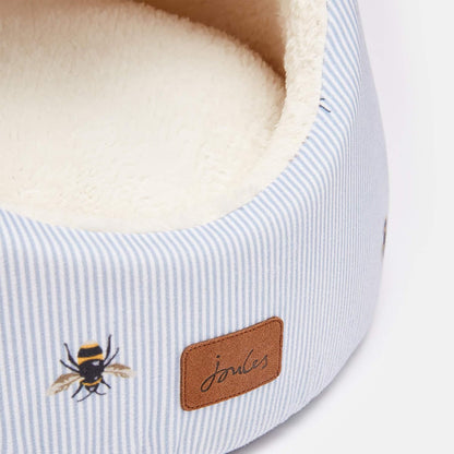 Joules Bee Ticking Hideaway Hooded Bed