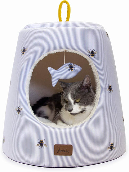 Joules Bee Ticking Hideaway Hooded Bed