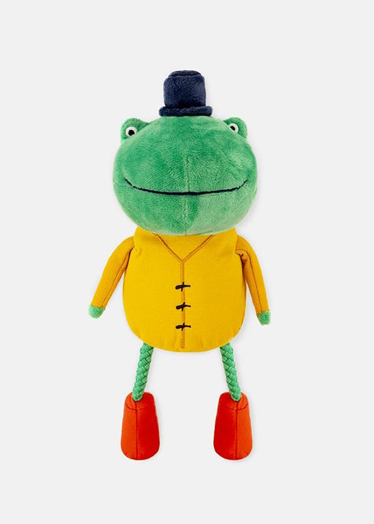 Joules Hop To It Frog Dog Toy