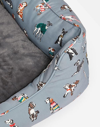 Joules Rainbow Dog Box Bed Small
