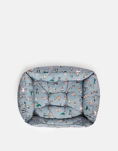 Joules Rainbow Dog Box Bed Small