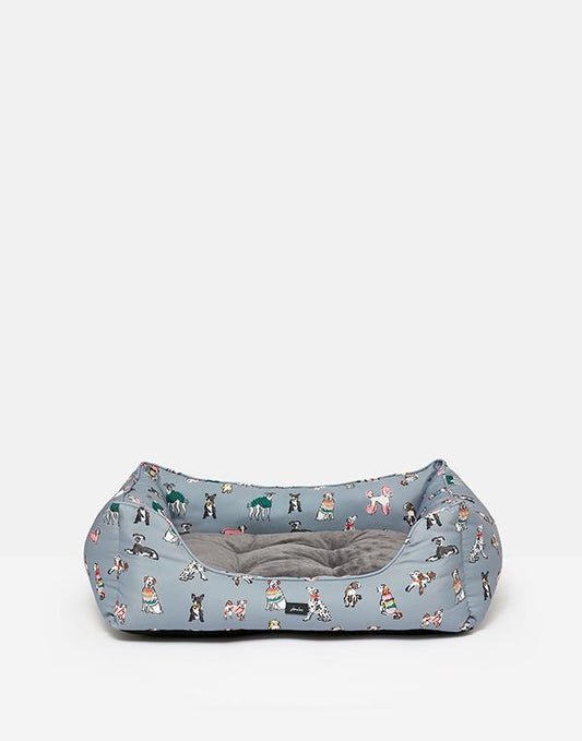 Joules Rainbow Luxury Dog Box Bed Large